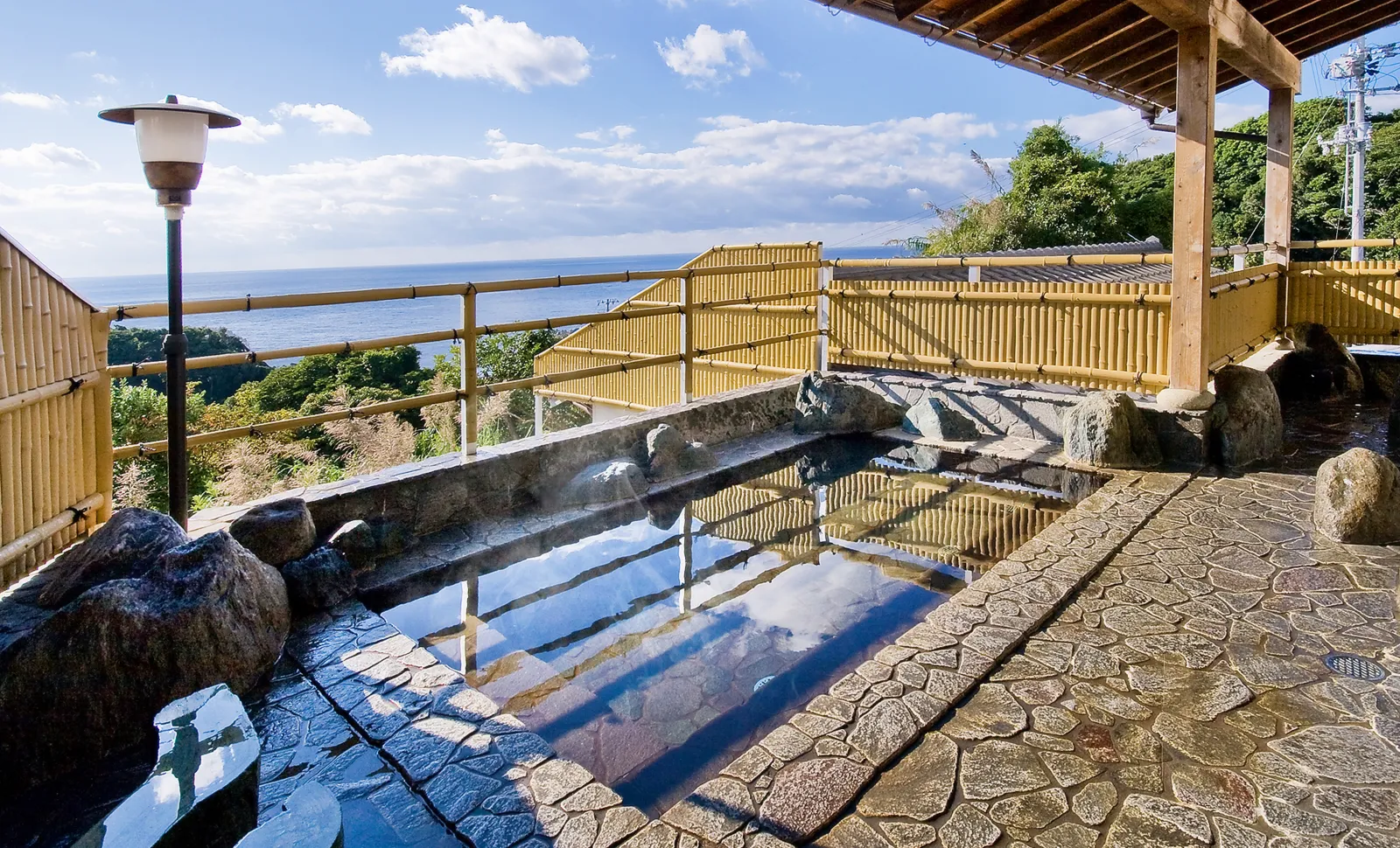 Open-air hot spring