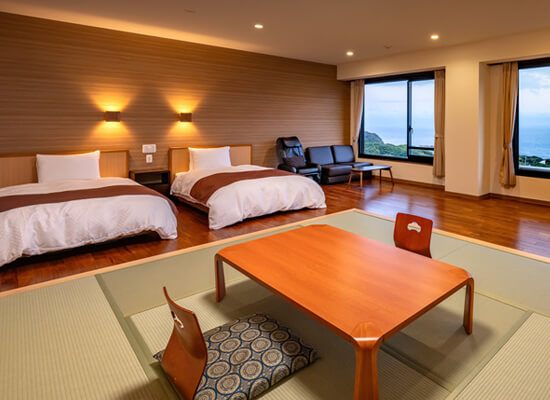 Seaside rooms Deluxe Japanese-Western Room-B