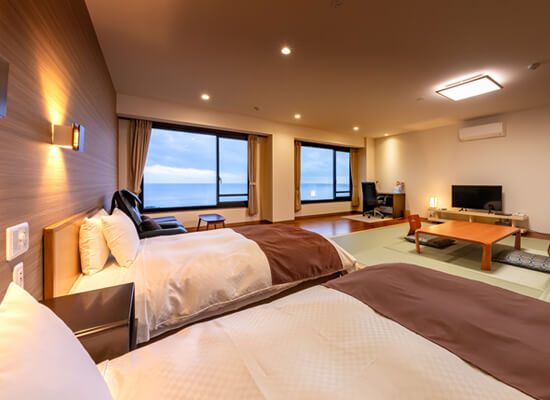 Seaside rooms Deluxe Japanese-Western Room-B