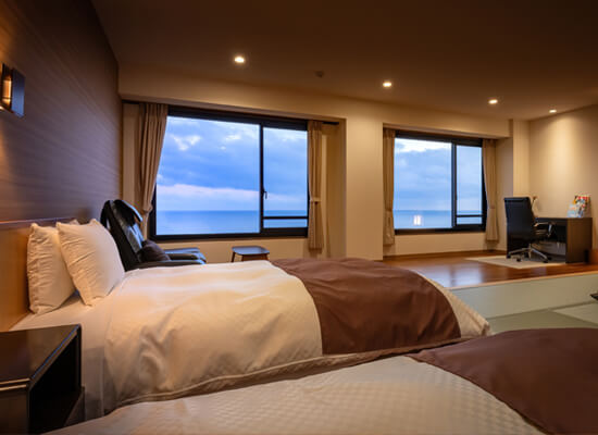 Seaside rooms Deluxe Japanese-Western Room-B